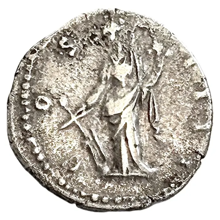 ROMAN Antoninus Pius (138-161 AD) silver denarius (S4075) gVF/VF