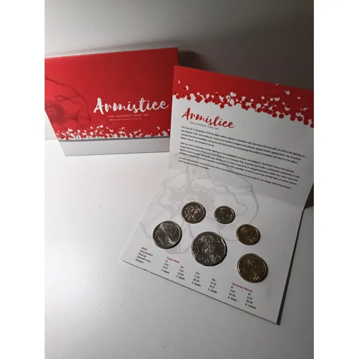 2018 Armistice Mint set