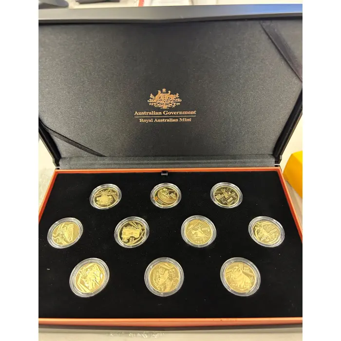2023 Aussie Big Things 10 Coin $1 Proof Set RAM Mintage 5000 COA