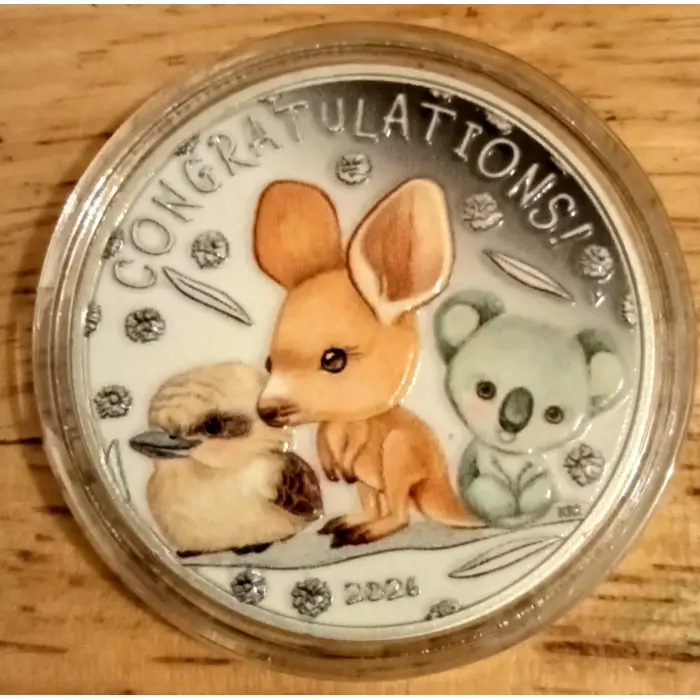 Baby Animals 1/2 Oz Silver 