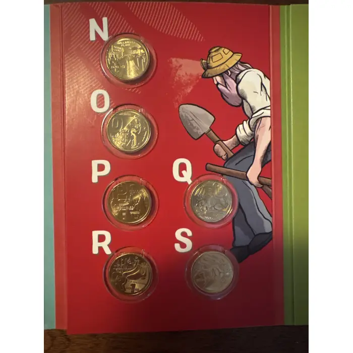2022 1 Dollar Coin Set The Great Aussie Coin Hunt #3 In Folder