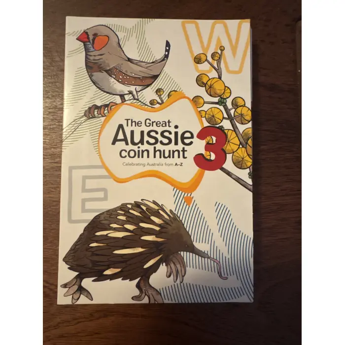 2022 1 Dollar Coin Set The Great Aussie Coin Hunt #3 In Folder