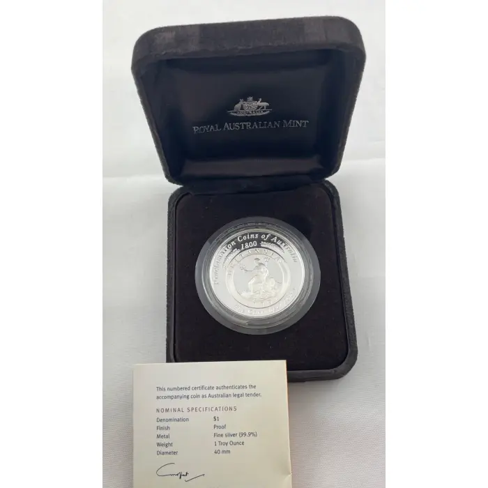 2000 $1 Proclamation Coins of Australia — The Cartwheel Penny 1oz Silver Proof