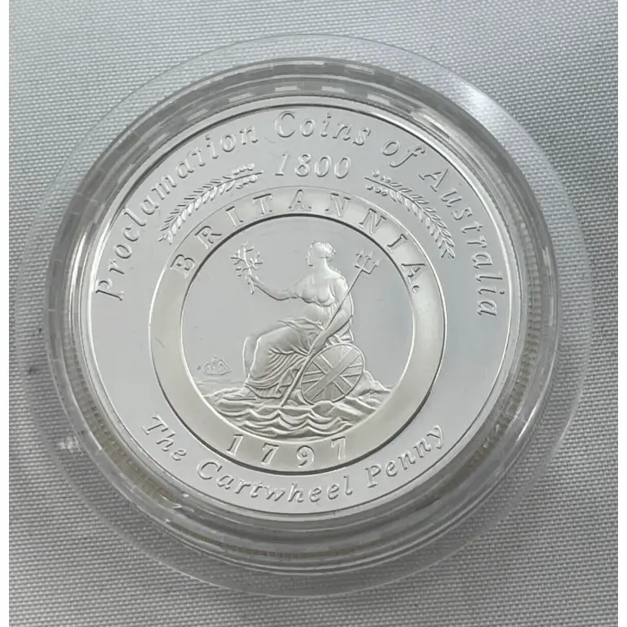 2000 $1 Proclamation Coins of Australia — The Cartwheel Penny 1oz Silver Proof