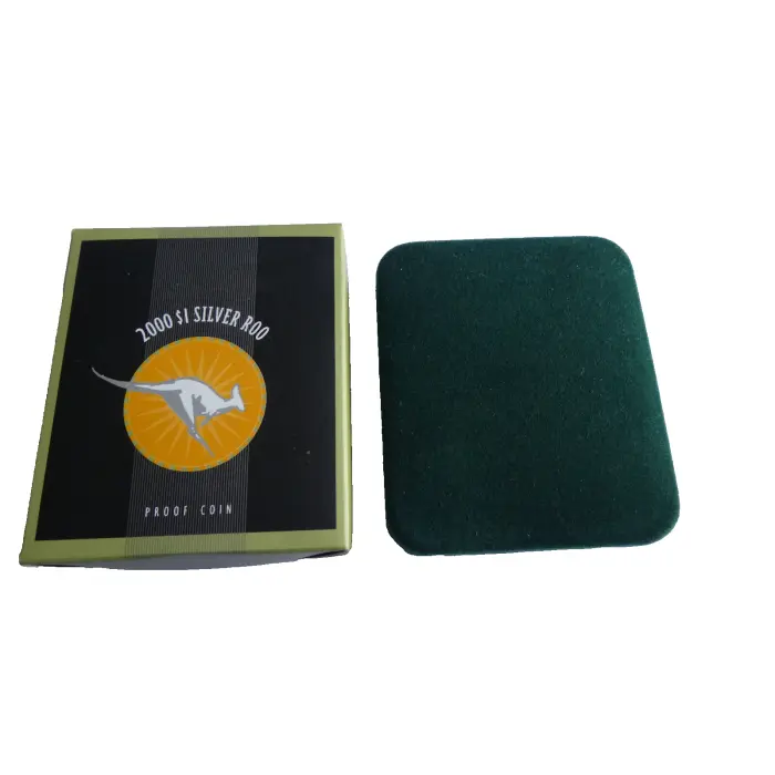 2000 $1 Silver Kangaroo 1oz Fine Silver Proof Coin