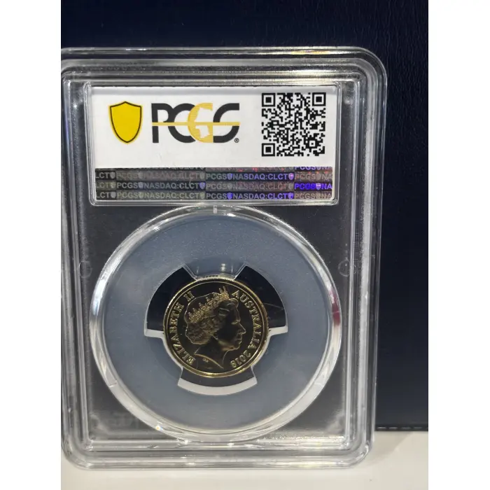 2018 $2 Eternal Flame Coloured Coin PCGS MS67
