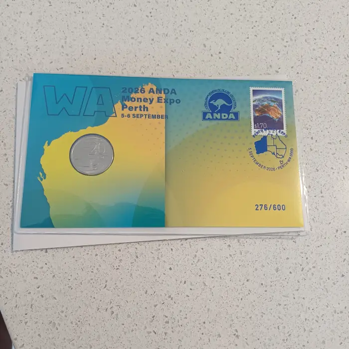 Australia PNC - 2026 ANDA Money Expo Perth Show - 20c WA Privy Mark UNC Coin