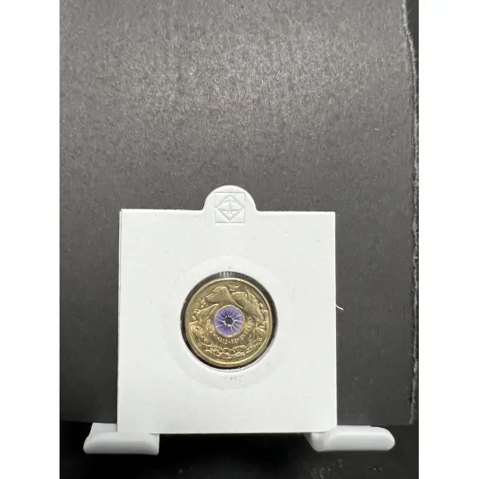 Purple Poppy war animal rememberance $2 UNC