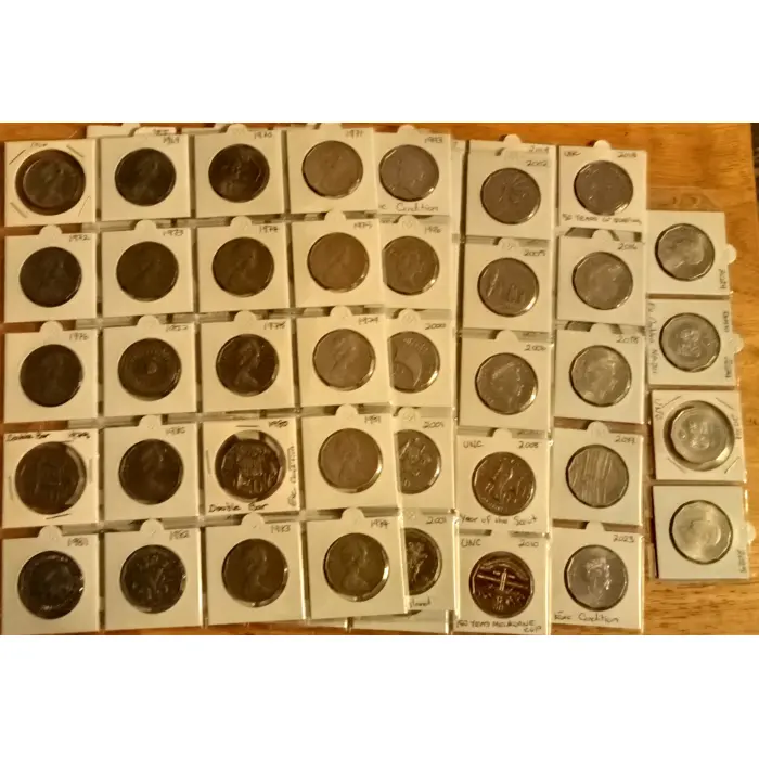 Full set 50c Coins