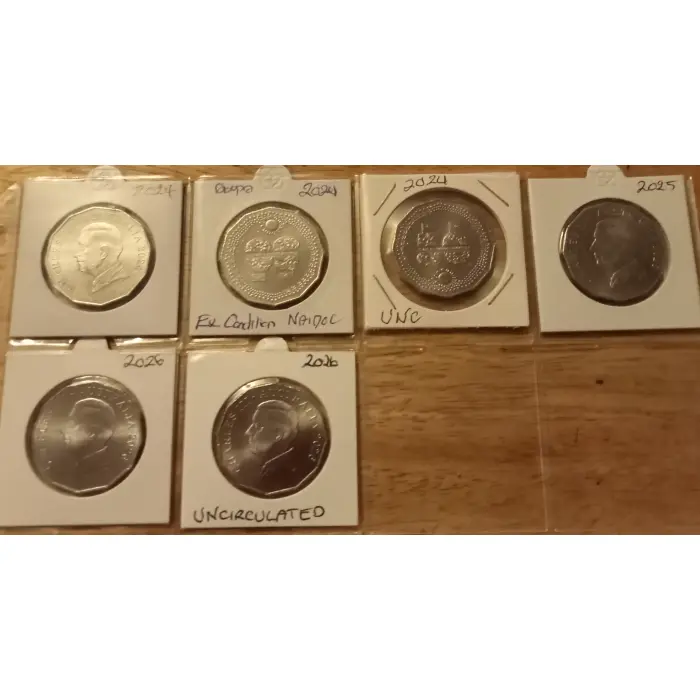 Full set 50c Coins