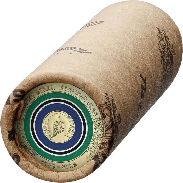 Torres Strait Islander Flag $2 — RAM Roll (25 coins)