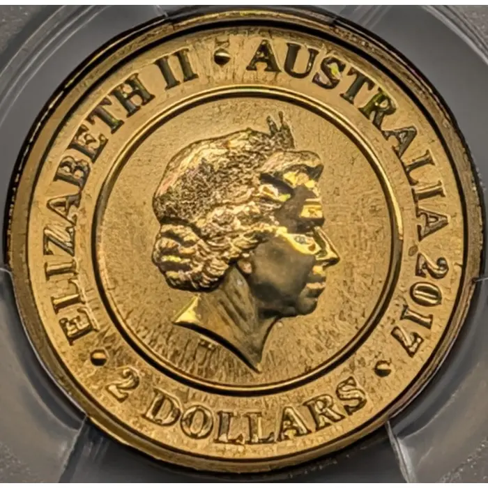 2017 $2 Mars Planetary Coin Colorized MS68 #54749646