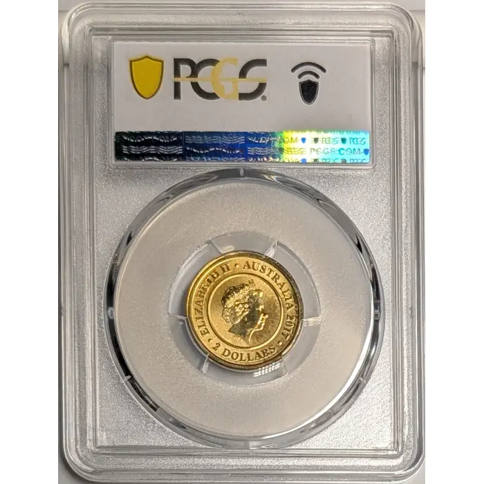 2017 $2 Mars Planetary Coin Colorized MS68 #54749646