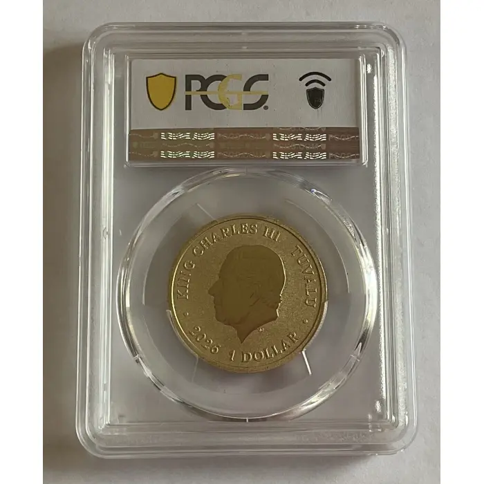 2026 $1 TUVALU AVATAR ‘JAKE SULLY’ COLOURED COIN - PCGS MS69