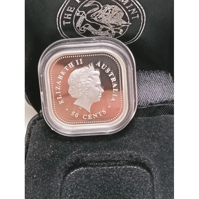 2005 Australian Kookaburra Silver Coin Series 2 coins 2005 Proof Issue 1oz and ½