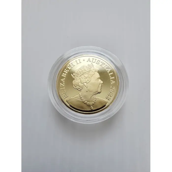 2022 GREAT AUSSIE COIN HUNT 3 "P - THE PINNACLES" $1 proof coin in capsule.