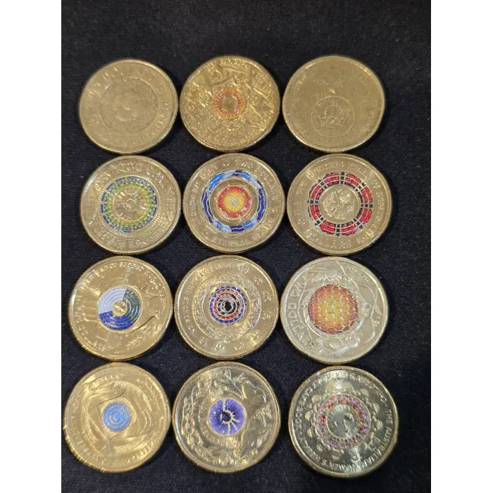 $2 circulated coin bundle of 12 commemorative coins