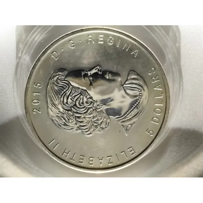 2015 Canadian silver owl coin 1 Oz silver 