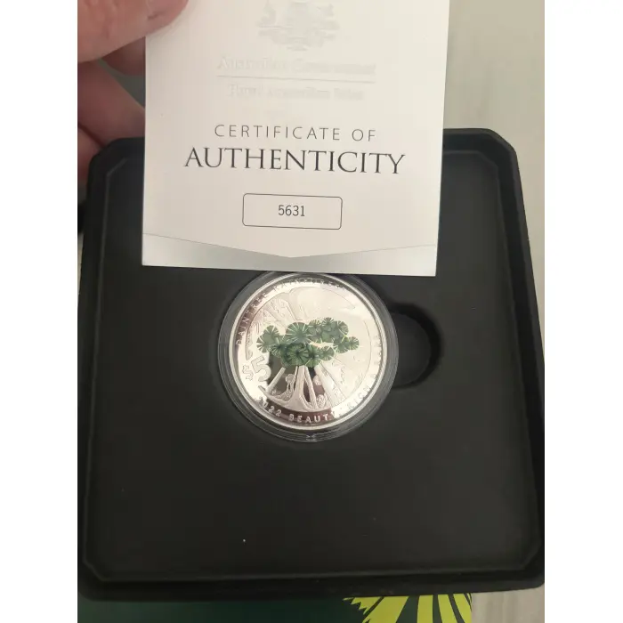 2022 Royal Australian Mint $5 Daintree Rainforest 1oz Silver Proof Coin