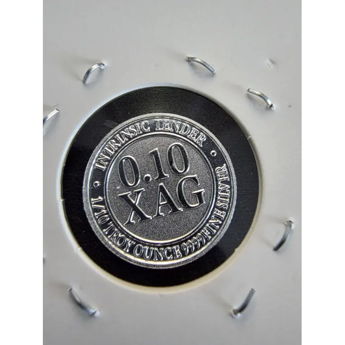 Silver Bullion bundle. 999 fine Bars, 1/10th oz round and NZ 50%  sixpence