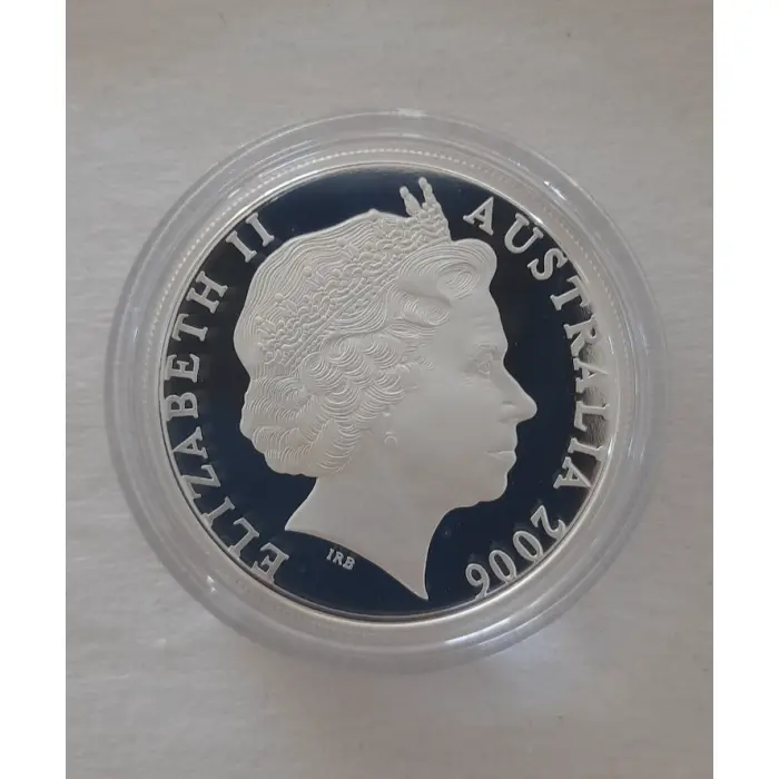 2006 $1 Silver Kangaroo 1oz Fine Silver Proof Coin