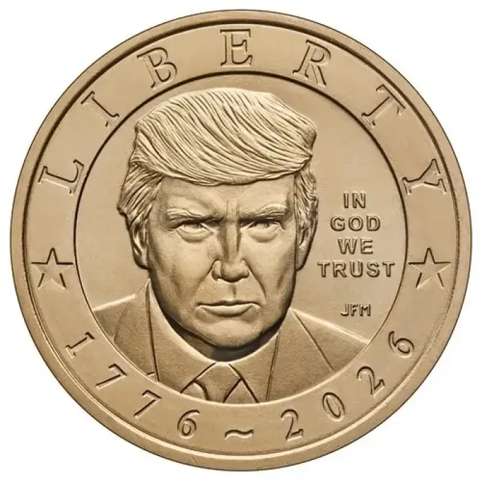 2026 President Donald Trump Semiquincentennial USA $1 Coin