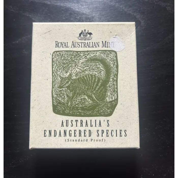 1995 Australia $10 Numbat Sterling Silver Proof RAM Endangered Species 92.5%