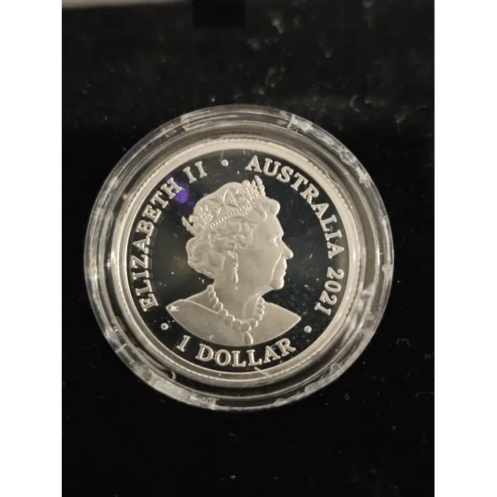 2021 $1  'C ' Mintmark Fine Silver Poof Coin  - Heroes of the Sky
