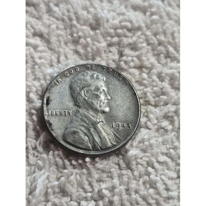 1943 Steel Lincoln Wheat Penny – WWII Historic US Coin