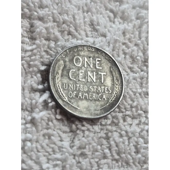 1943 Steel Lincoln Wheat Penny – WWII Historic US Coin