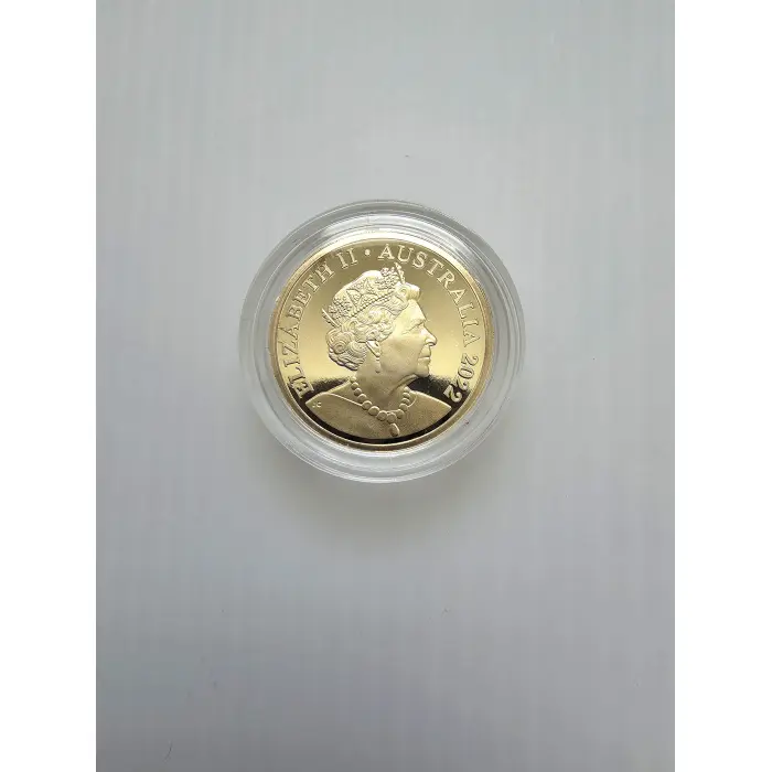 2022 GREAT AUSSIE COIN HUNT 3 "Z - ZEBRA FINCH" $1 proof coin in capsule.