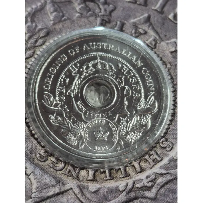 2026 $1 Uncirculated Coin – Origins of Australian Coin: 'Holey Dollar'