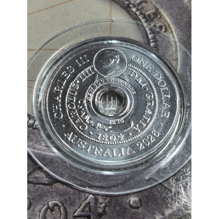 2026 $1 Uncirculated Coin – Origins of Australian Coin: 'Holey Dollar'