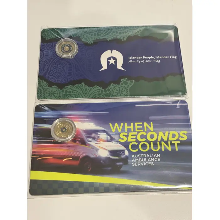 2025-C $2 Torres Strait Islander Coin & 2021-C $2 Ambulance Services