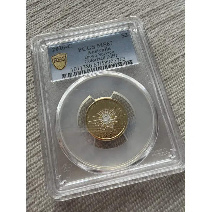 2026 C-Mint $2 Dawn Service PCGS MS67