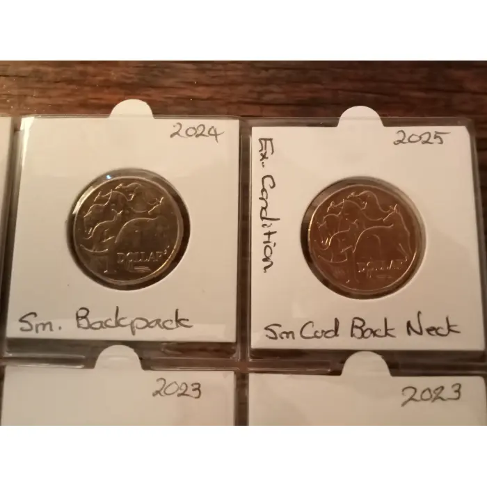 $1 coins Matilda's and some errors