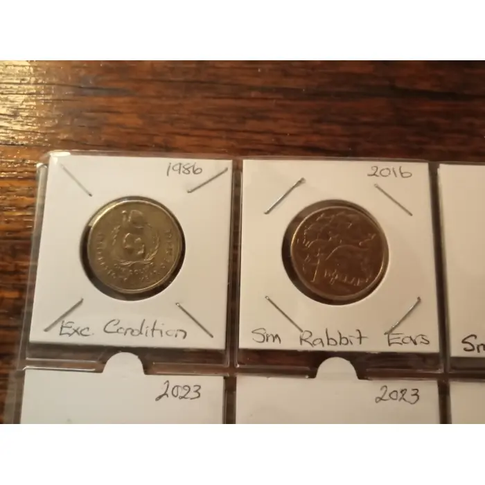 $1 coins Matilda's and some errors