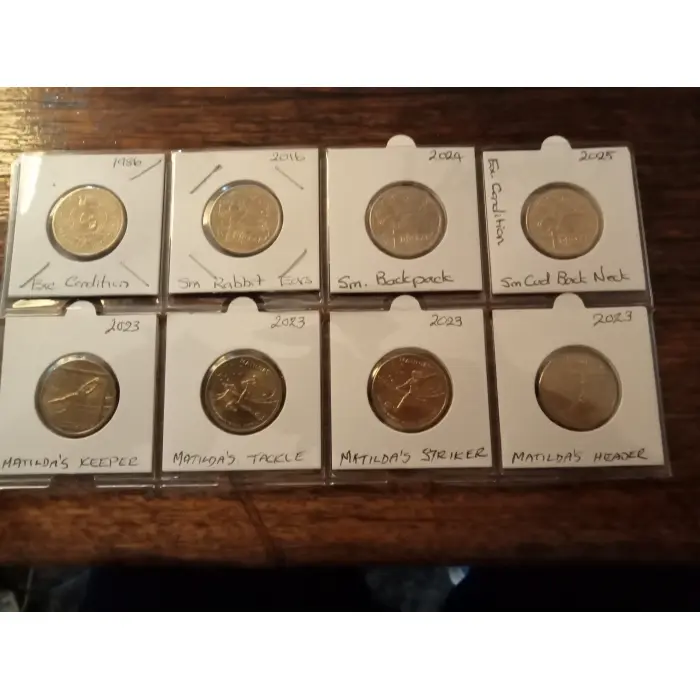 $1 coins Matilda's and some errors