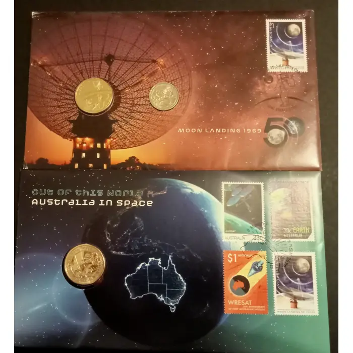 Moon Landing 1969 PNC & Australia in Space