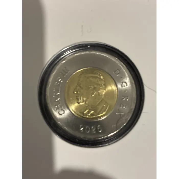 Canadian CN Tower uncirculated coloured  toonie! 