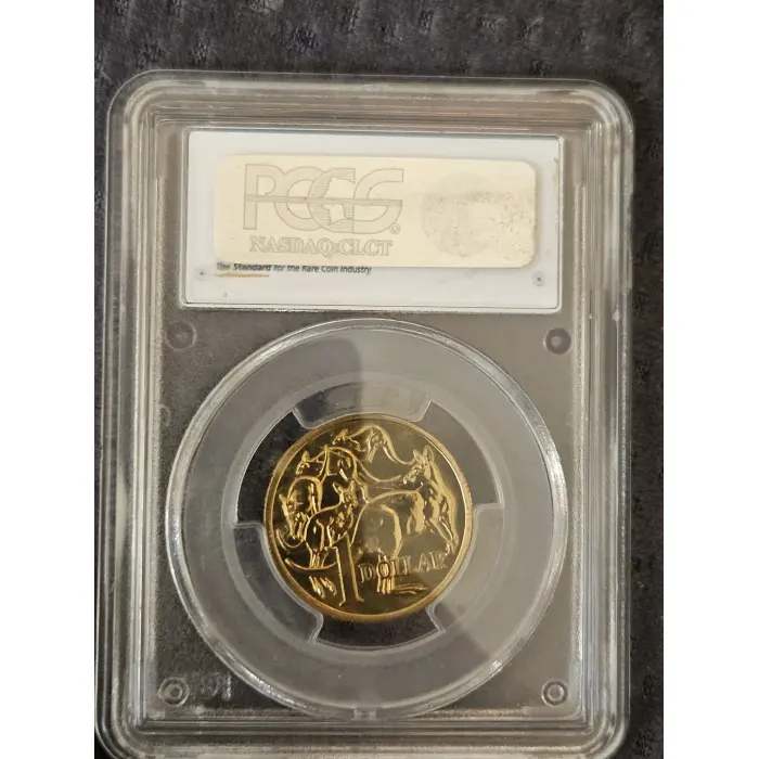 1998 AUSTRALIAN $1 – PCGS MS67 A high-grade example of the classic 1998