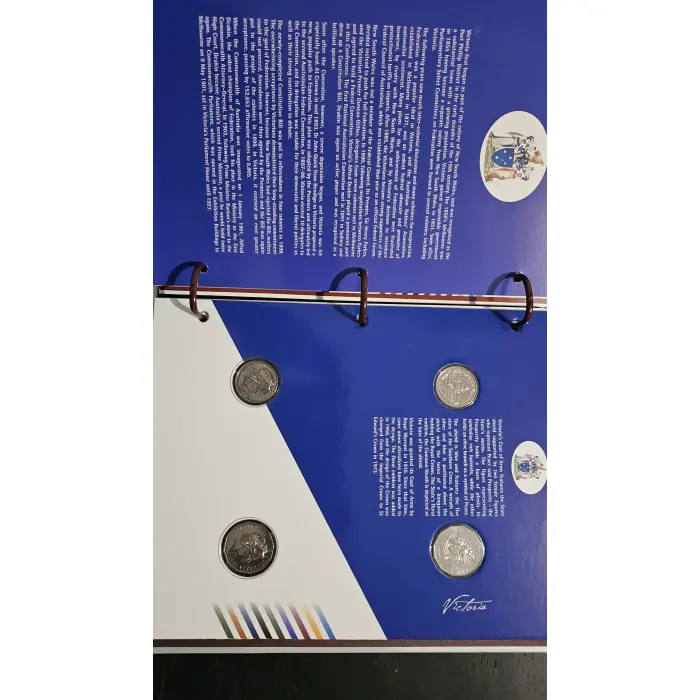 2001 Centenary of Federation 20-Coin Uncirculated Collection Album (with ORIGINA