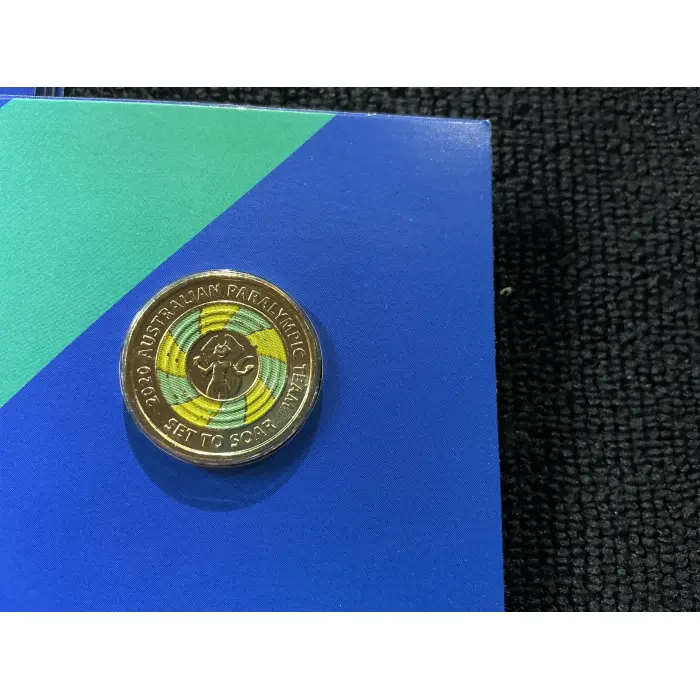 5 x 2020 Paralympics carded coin