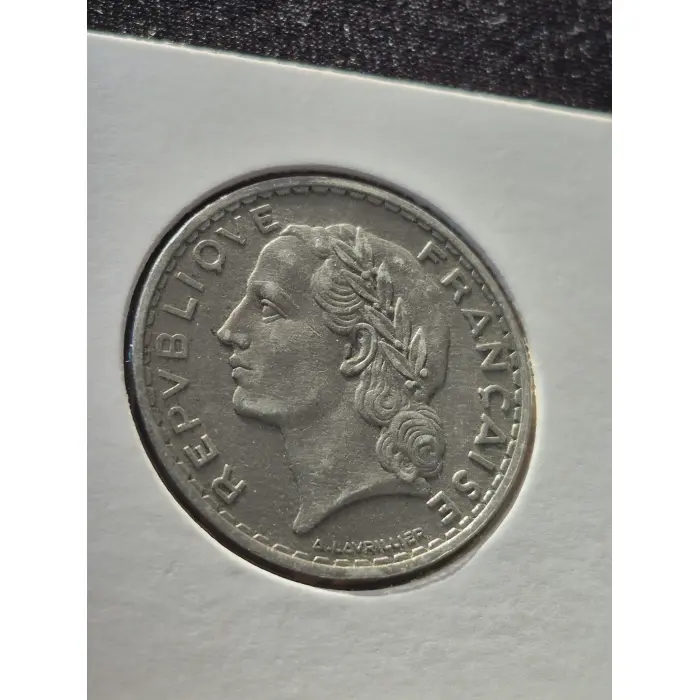 1933 France 5 Francs – Lavrillier Type