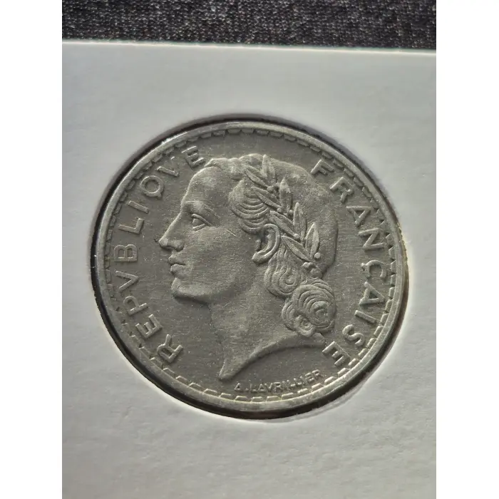 1933 France 5 Francs – Lavrillier Type