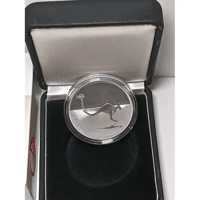 2014 kangaroo in outback $1 Silver Proof coin F15 Privy mark
