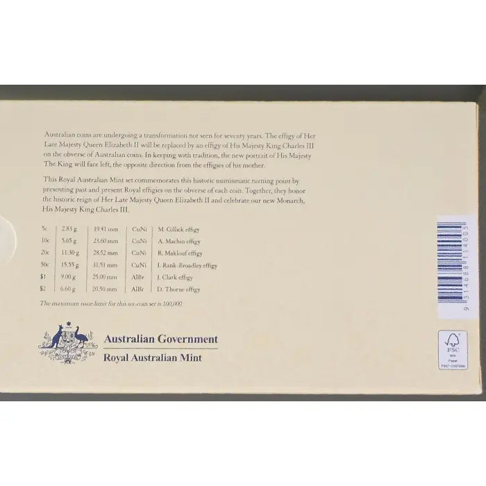 2024 Change of Monarch - Uncirculated Year Mint Set