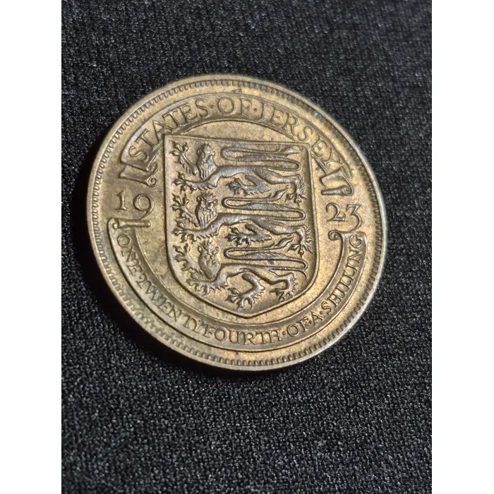1923 States of Jersey 1/24th Shilling Coin – King George V
