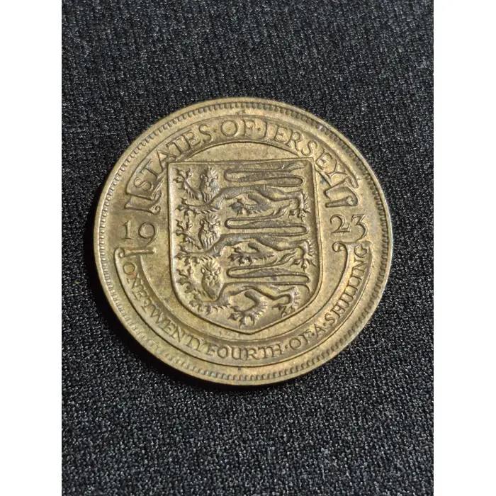 1923 States of Jersey 1/24th Shilling Coin – King George V