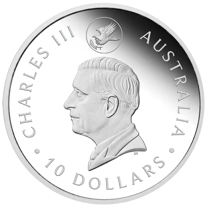 2024 Australian Wedge-Tailed Eagle 10th Anniversary 10oz 9999 Silver Proof Coin